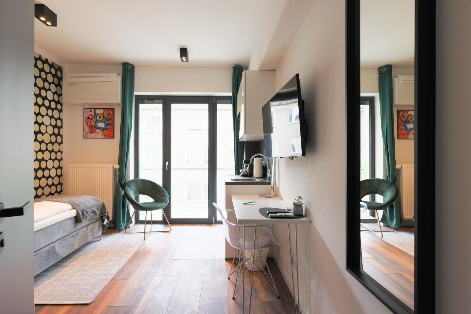 Eco Smart Apartments Premium City 纽伦堡 客房 照片